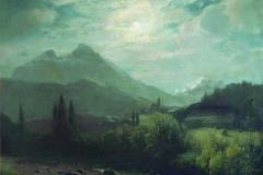 Лев Лагорио. Альпийский пейзаж