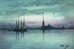 Лев Лагорио. Белая ночь в Санкт-Петербурге, 1903