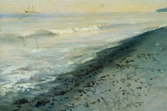 Лев Лагорио. Берег моря близ Алушты, 1889