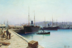 Лев Лагорио. Корабельная пристань, 1897