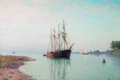 Лев Лагорио. Корабль у берега, 1901