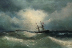 Лев Лагорио. Корабли в море, 1890-e