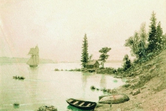 Лев Лагорио. Лесной берег, 1889