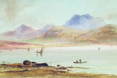 Лев Лагорио. Лодки в бухте у берегов Малой Азии, 1885
