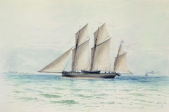 Лев Лагорио. Луггер, Нева, 1892