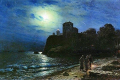 Лев Лагорио. Лунная ночь на море, 1886