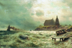 Лев Лагорио. Море. Нормандский берег, 1875
