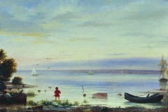 Лев Лагорио. Морской пейзаж, 1856