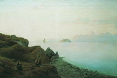 Лев Лагорио. Морское побережье на этюдах, 1884