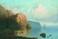 Лев Лагорио. Морской вид, 1880-e