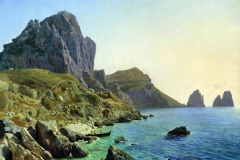 Лев Лагорио. На острове Капри. Береговые утесы, 1859