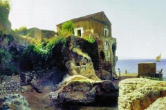 Лев Лагорио. На острове Капри. Рыбацкий домик, 1859