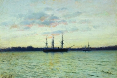 Лев Лагорио. На рейде, 1900