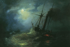 Лев Лагорио. Ночь на море, 1891