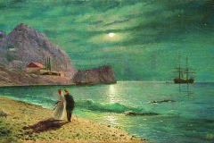 Лев Лагорио. Ночь в Крыму. Берег моря, 1880-e